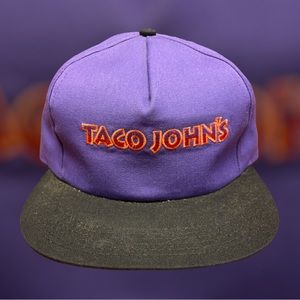 Vintage Taco Johns Snapback Hat